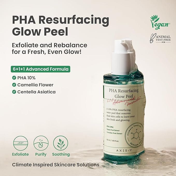 AXIS-Y PHA Resurfacing Glow Peel 50ml /1.69 fl.oz | PHA, Skincare, Korean Skincare