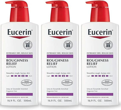 Eucerin Roughness Relief Lotion - Full Body for Extremely Dry, Rough Skin 16.9 fl. oz. Pump Bottle