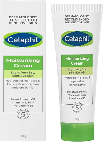 Cetaphil Moisturizing Cream 100g - Dry To Very Dry, Sensitive Skin